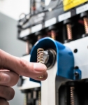 Industry Photography - Inserting a spring ready for testing at William Hughes Ltd
- click to enlarge Industry Photography - Inserting a spring ready for testing at William Hughes Ltd