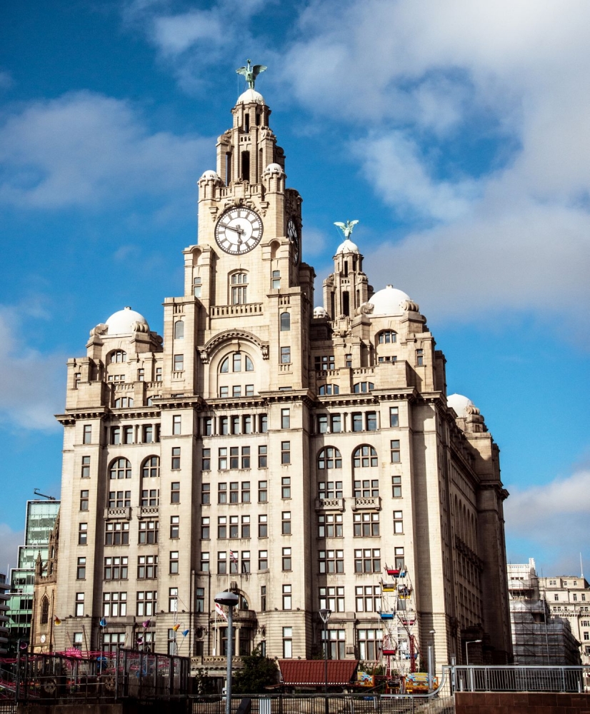 Property & Architecture Photography - The Liver Building, from the Mersey Ferry Liverpool
